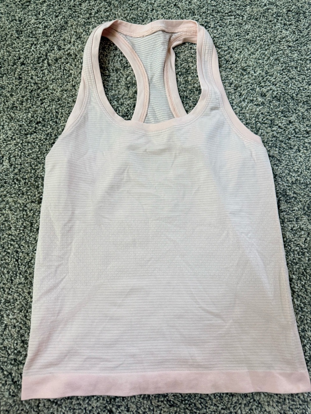 Light Pink Racerback Tank Top - Women